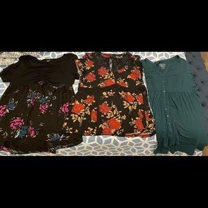 Lot of 3 Torrid Blouses size 2 (18/20)